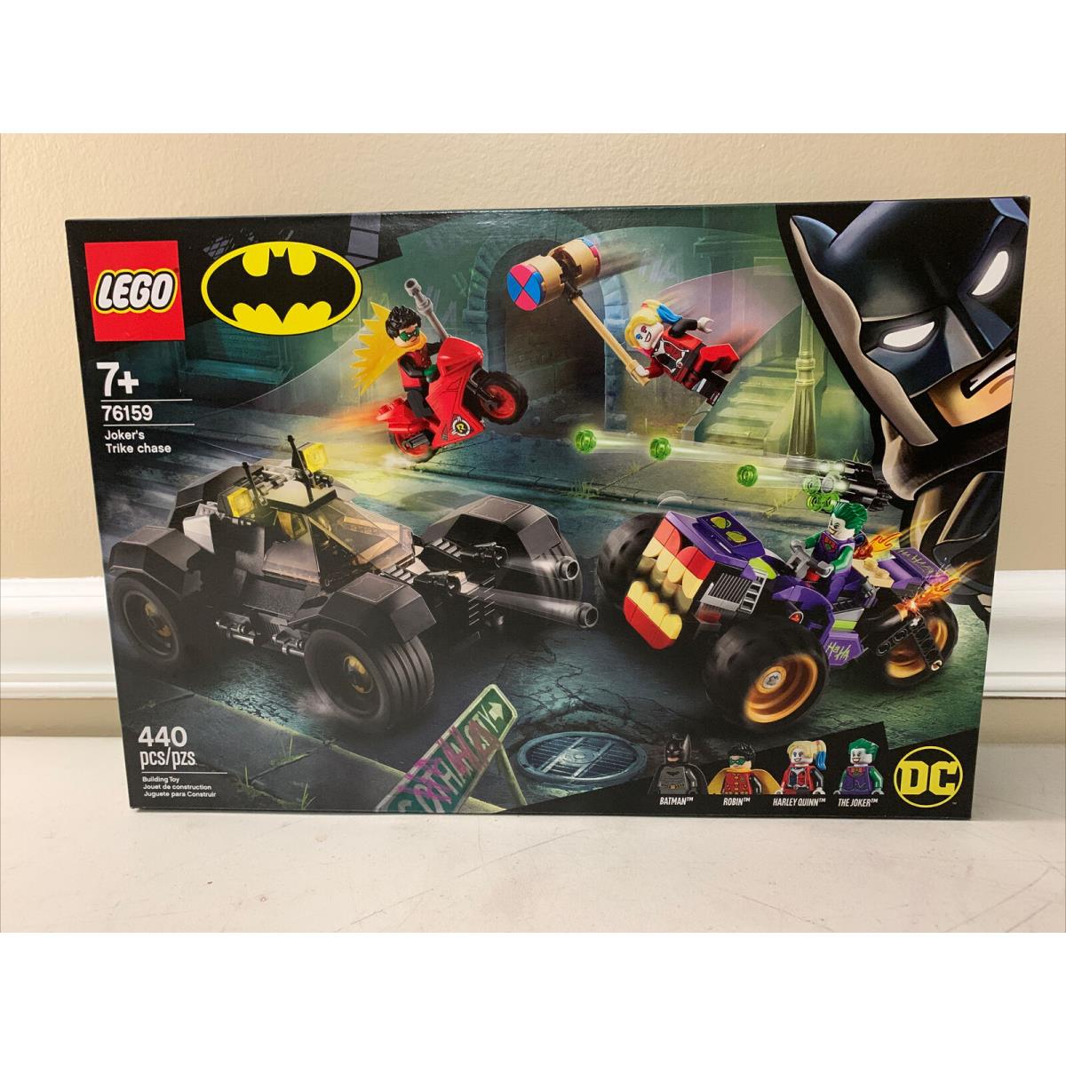 Lego DC Batman 76159 Joker`s Trike Chase Building Set