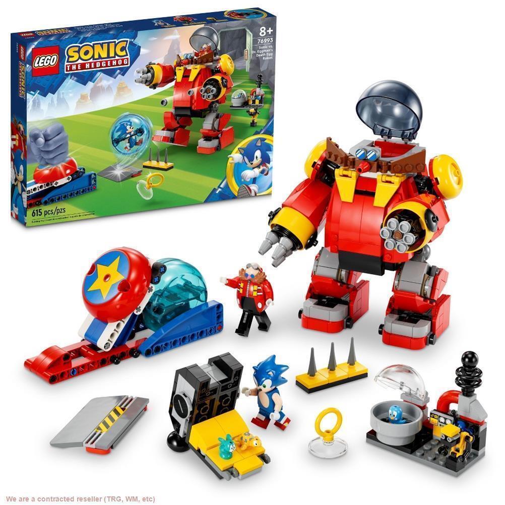 Lego Sonic The Hedgehog Sonic Vs. Dr. Eggman`s Death Egg Robot Toy 76993