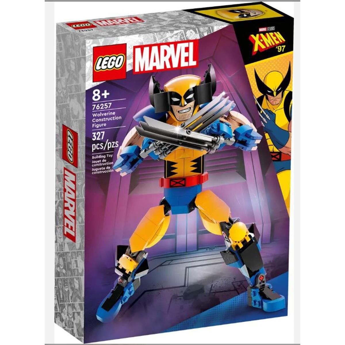 Lego Marvel Wolverine Construction Figure Building Set 76257