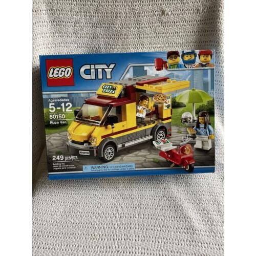 Lego City 60150 Pizza Van Food Vehicle New/sealed/retired 2017 - Red