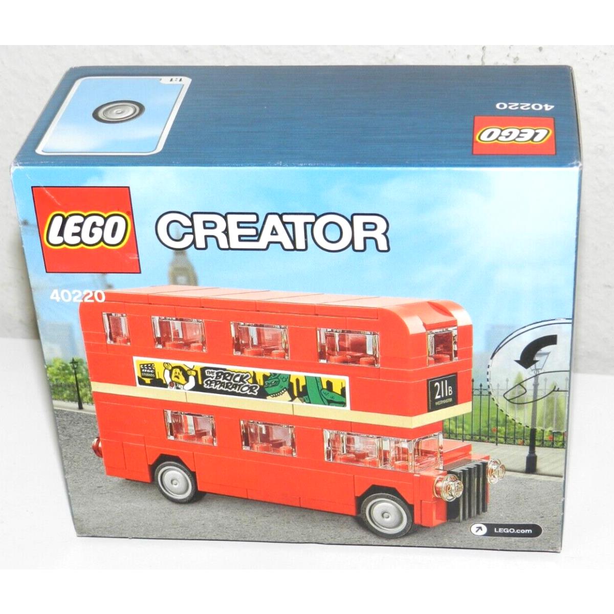 Lego Creator London Bus Set Retired 40220