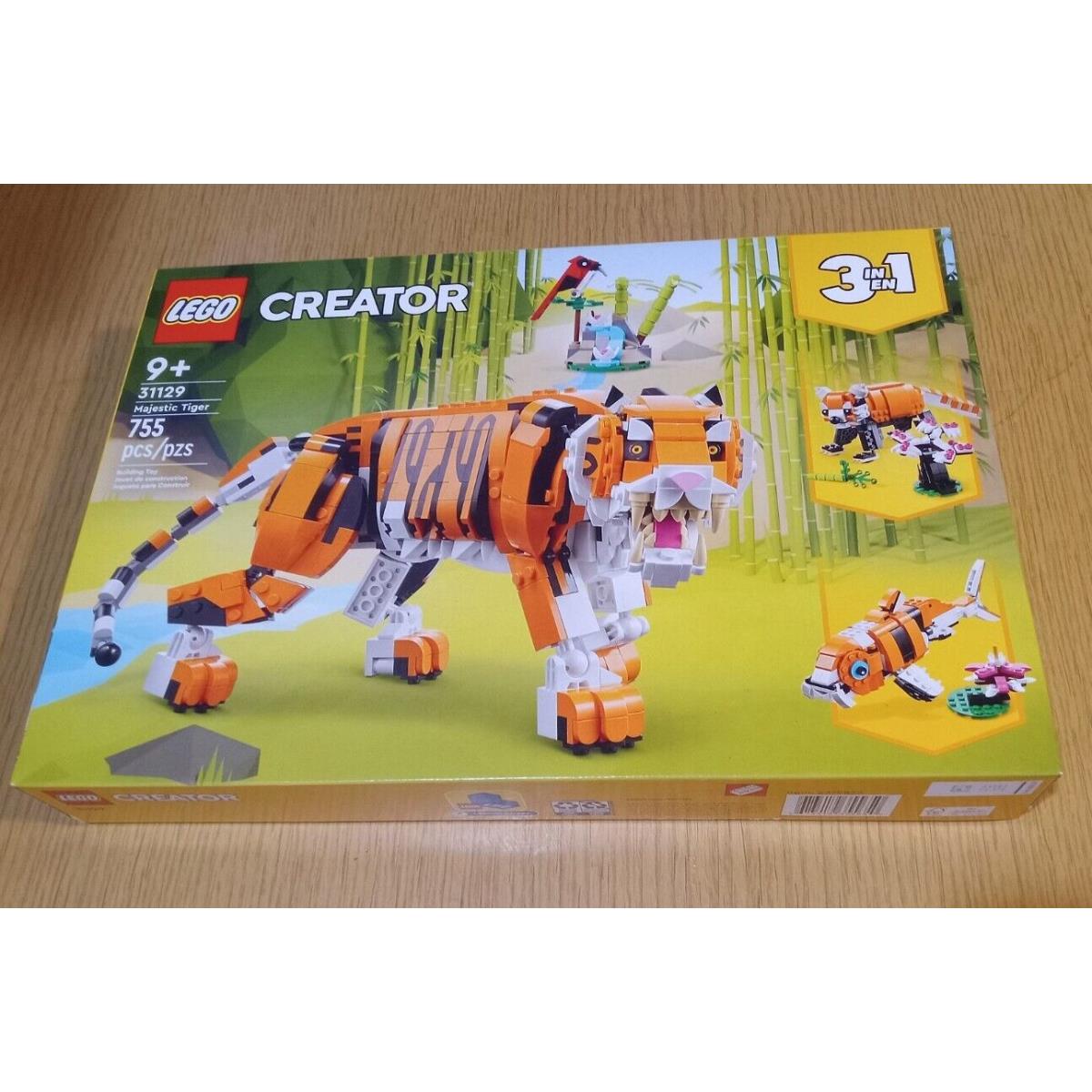 Lego Creator 3 in 1 Majestic Tiger - 31129