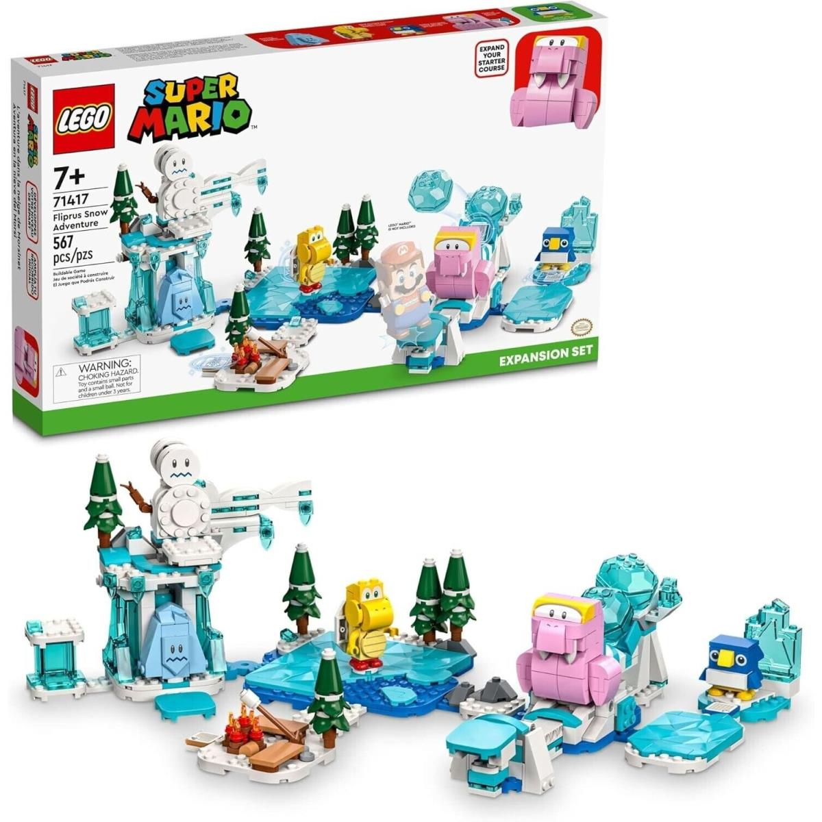 Lego Super Mario Fliprus Snow Adventure Expansion Set 71417