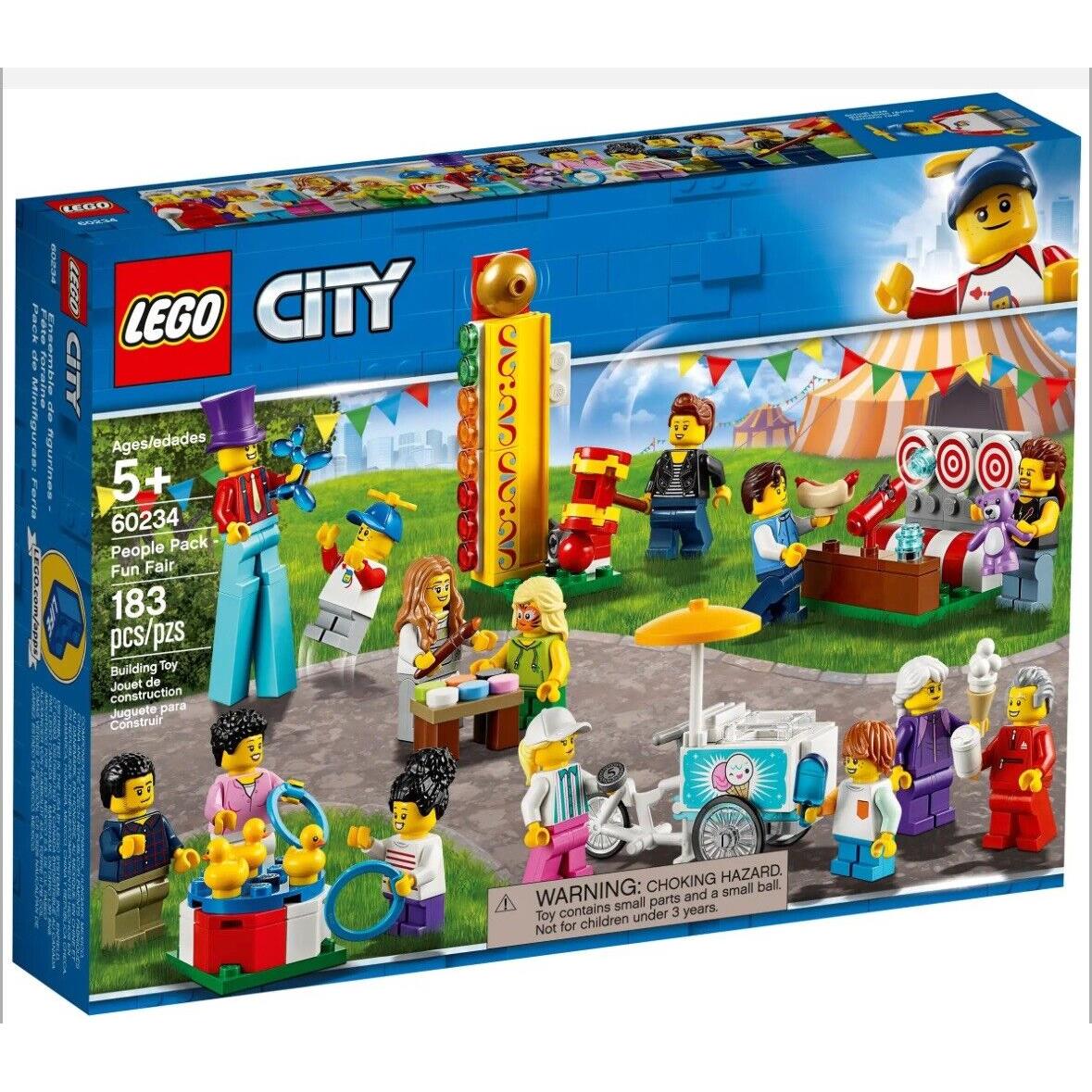 Lego City 60234 People Pack Fun Fair 1 14 Minifigures 2019 Carnival