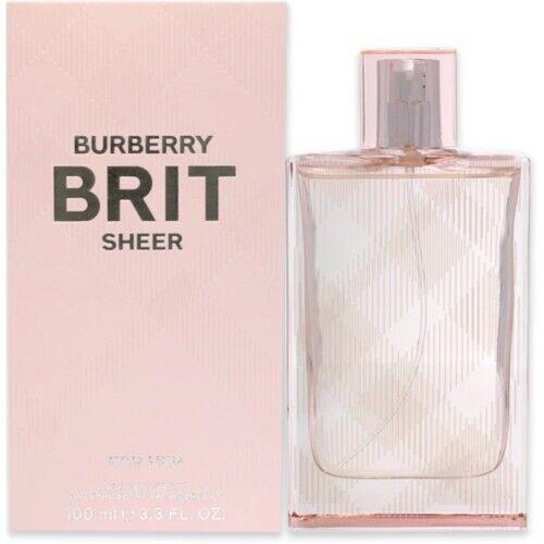 Brit Sheer by Burberry Eau De Toilette Spray For Women 3.3 / 3.4 oz