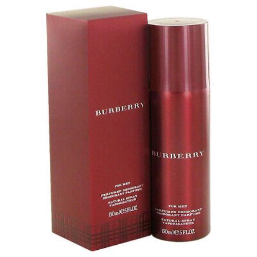 Vintage Burberry by Burberry Perfumed Deodorant Spray 5 oz For Men