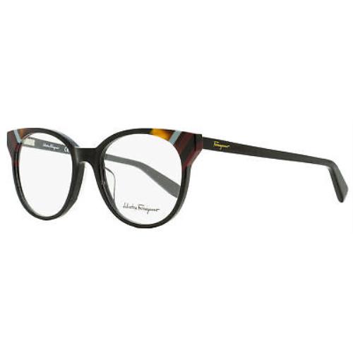 Salvatore Ferragamo Oval Eyeglasses SF2796 001 Black 52mm 2796