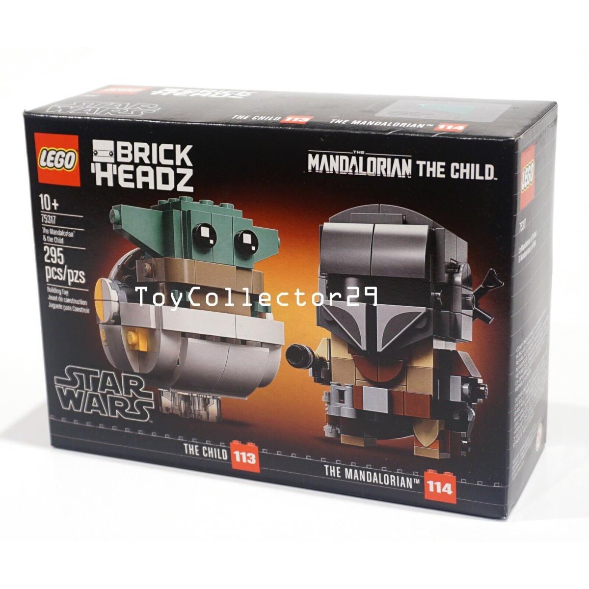 Lego Brickheadz The Mandalorian and The Child 75317 Star Wars Instock