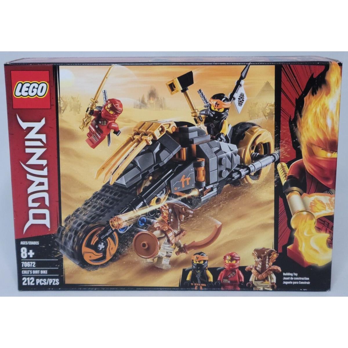 Lego 70672 Cole`s Dirt Bike Ninjago Kai Pyro Destroyer Forbidden Ninjitzu