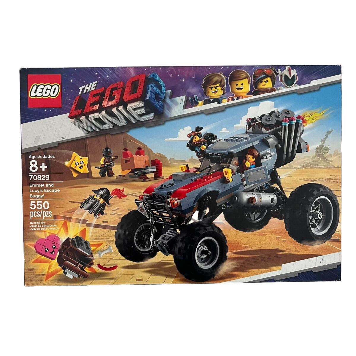 Lego Movie 2 Emmet Lucy`s Escape Buggy 70829 Ages 8+ 550 Pcs