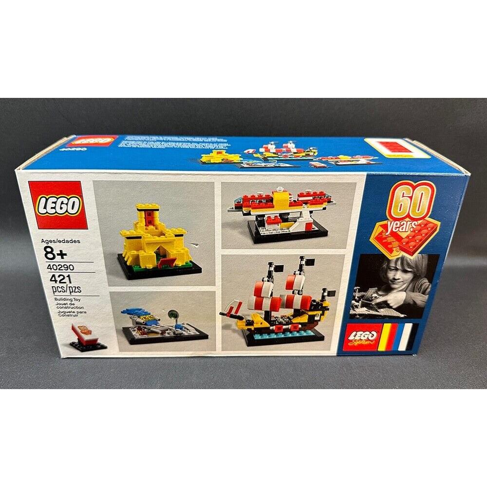 Lego 40280 60 Years of The Brick Mini Builds of Classic Sets 40290