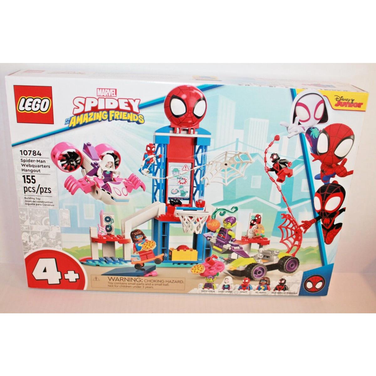 Lego Marvel Spider-man Webquarters Hangout Building Toy Legos Set 10784