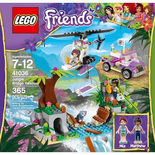 Lego Friends Jungle Bridge Rescue 41036 Retired