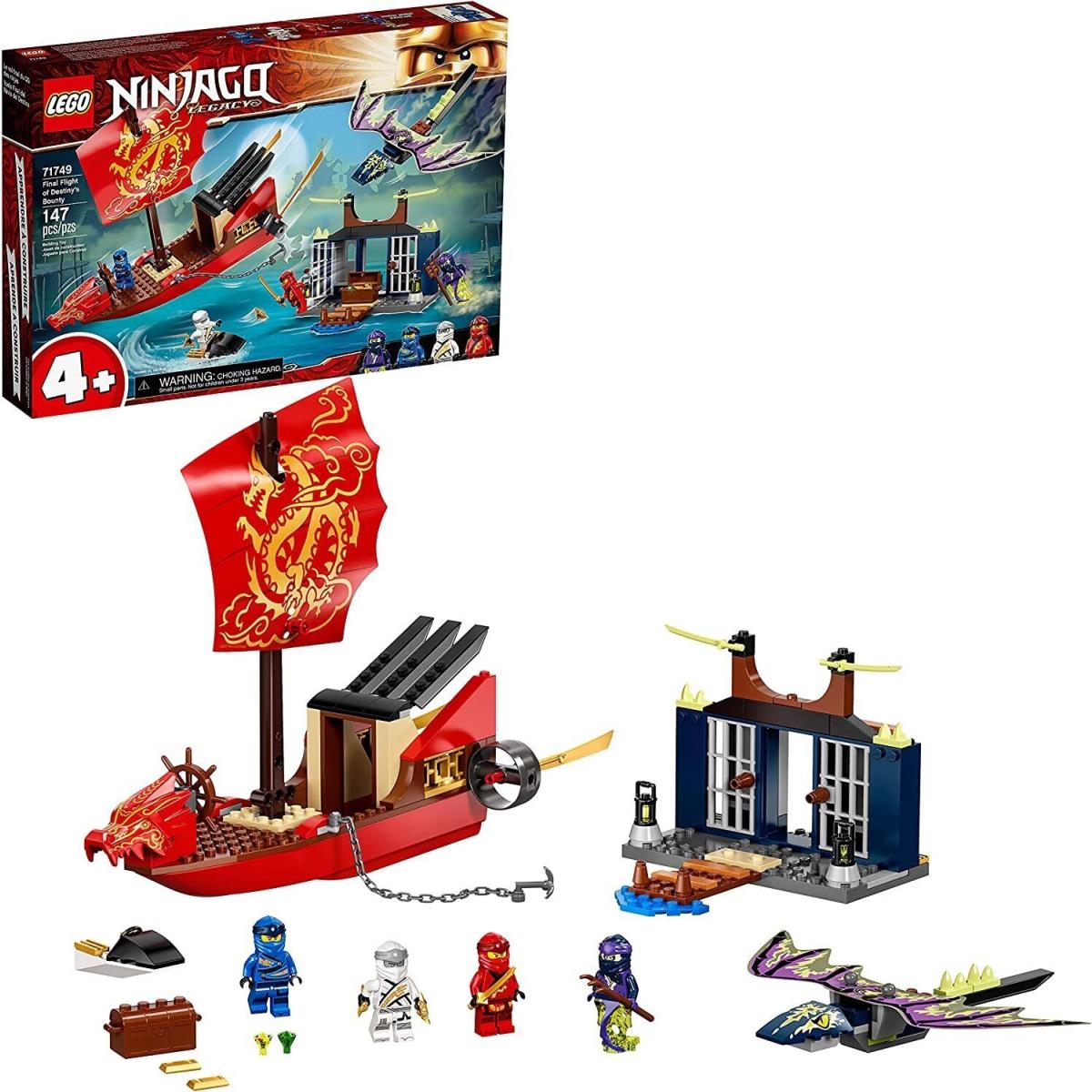 Lego Ninjago Legacy Final Flight of Destiny s Bounty 71749 Ship