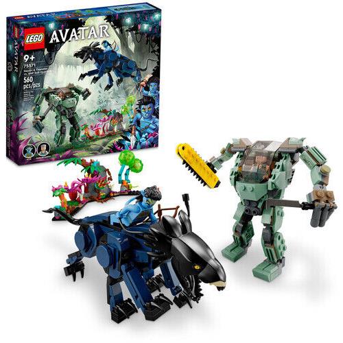 Lego Avatar Neytiri Thanator Vs. Amp Suit Quaritch 75571 Toy Brick