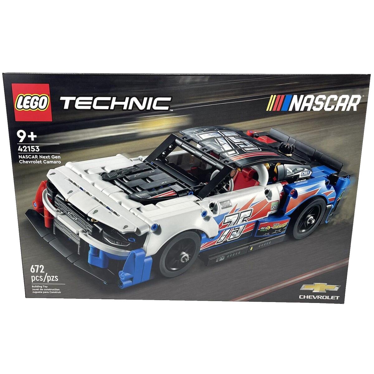 Lego Technic: Nascar Next Gen Chevrolet Camaro 42153 Model Car Building Toy Set