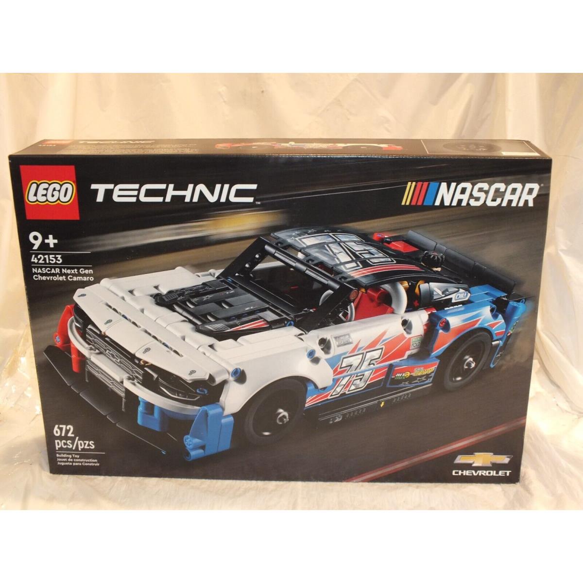 Lego Technic Nascar Next Gen Chevrolet Camaro 42153 9+ 672 Pcs/pzs NM