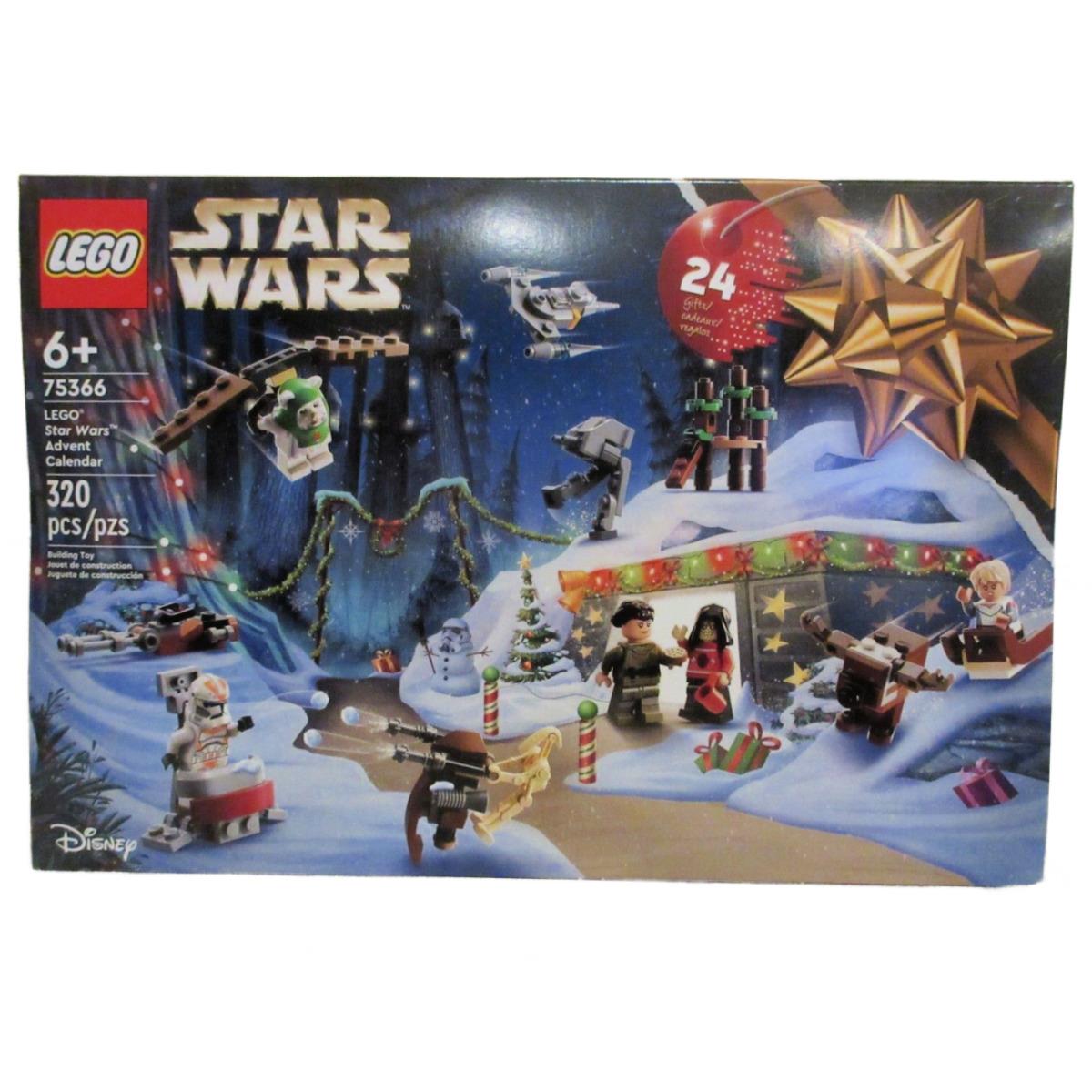 Lego 75366 Star Wars 2023 Advent Calendar Box Includes 9 Minifigures