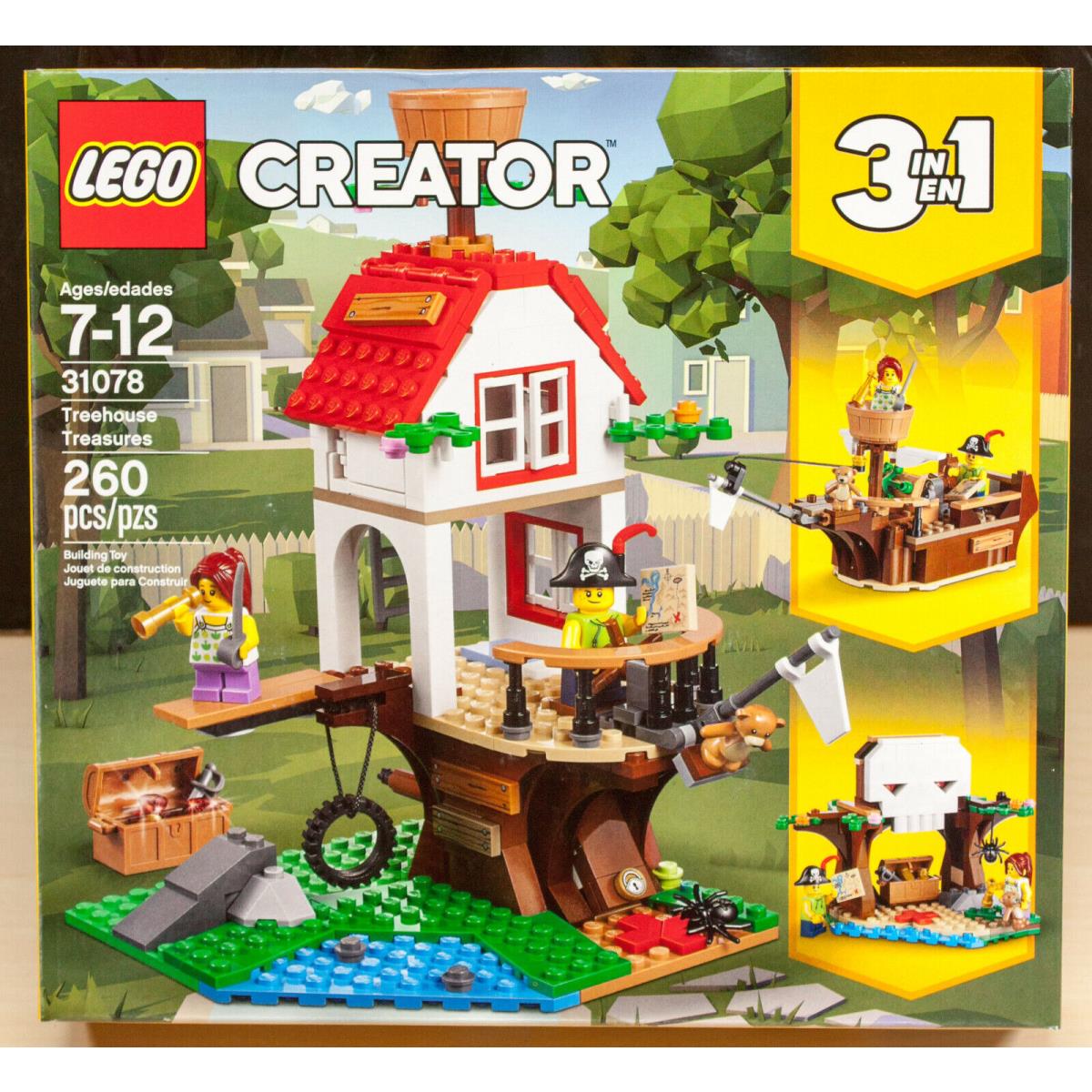 Lego Creator Treehouse Treasures 31078 Box