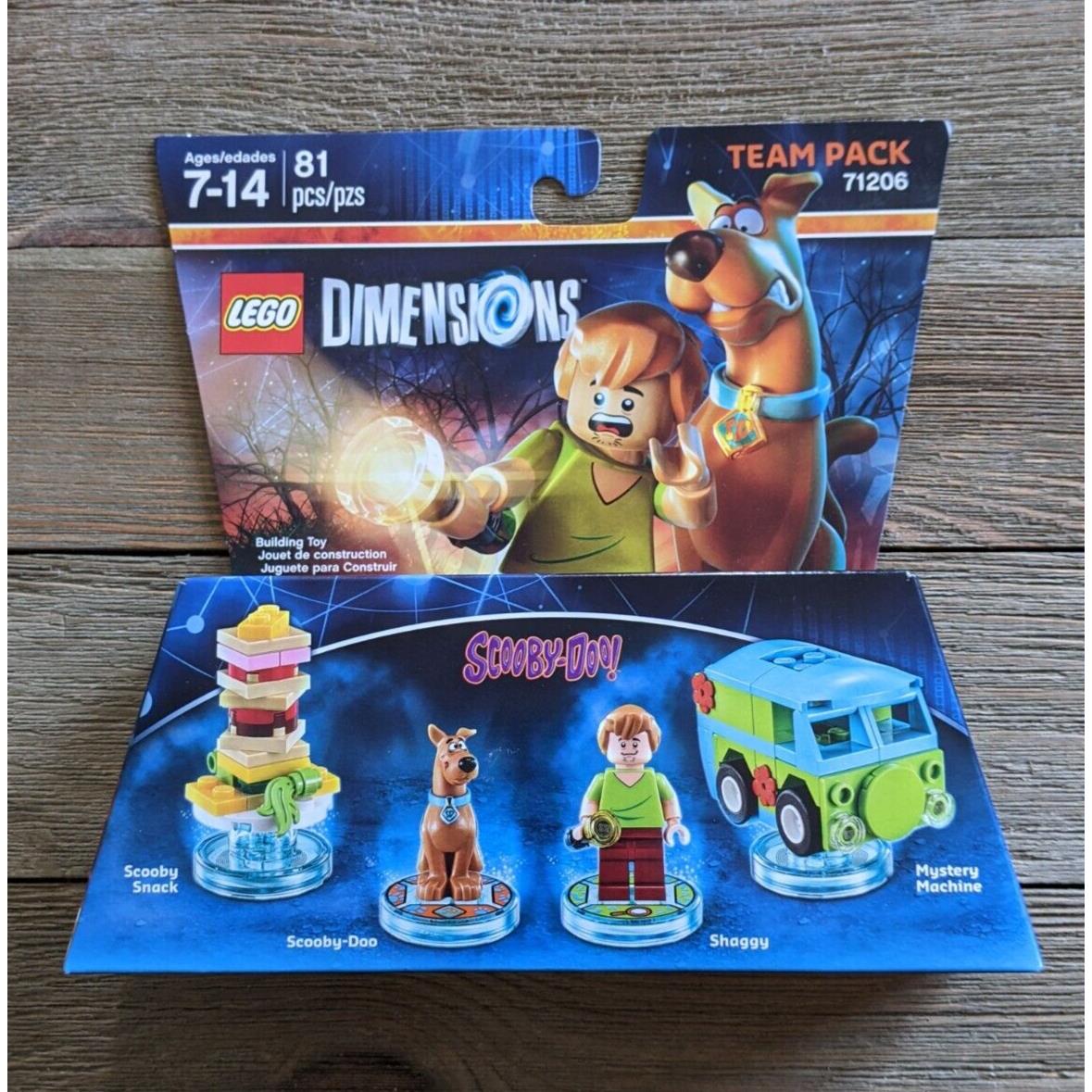 Lego Dimensions 71206 Scooby-doo Shaggy Team Pack
