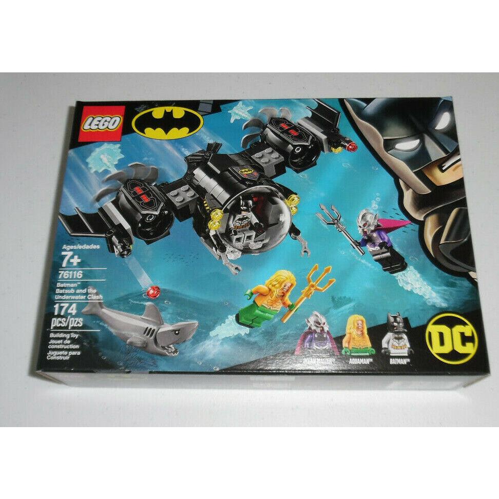 Lego 76116 DC Batman and Batsub Underwater Clash 174 Piece Building Set Toy Kit