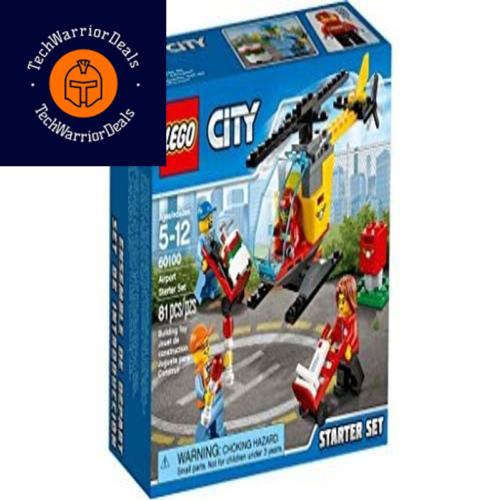 Lego 60100 City Airport Starter Set Building Kit 81 Piece Multicolor