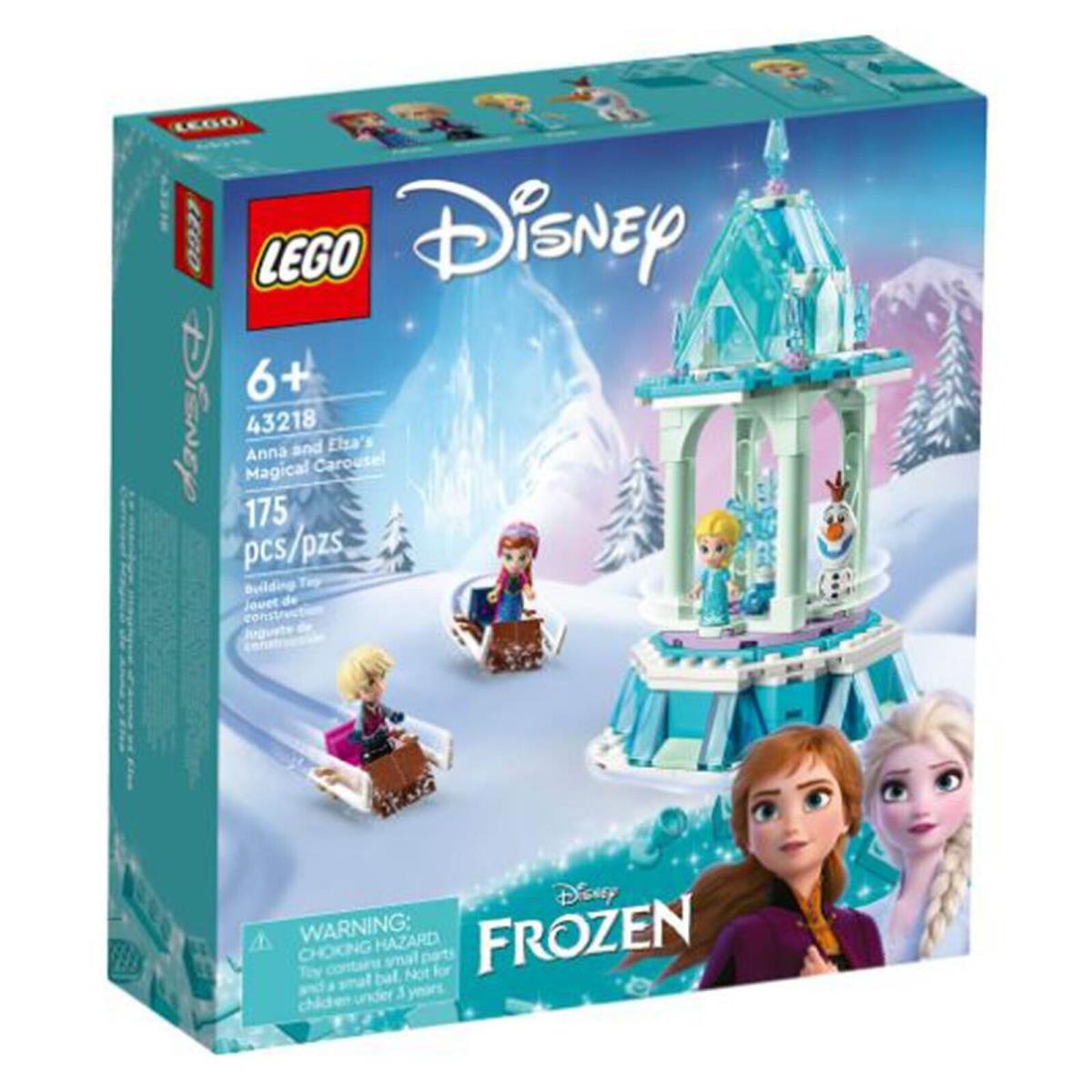 Lego Disney Anna and Elsa`s Magical Carousel Building Set 43218