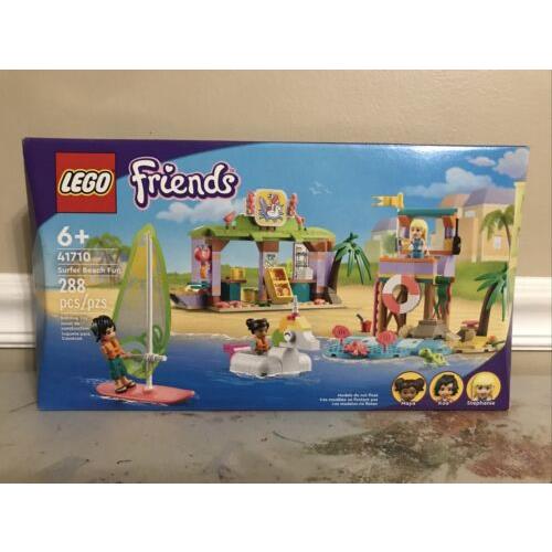 Lego Friends Surfer Beach Fun 41710 Building Kit 288 Pieces