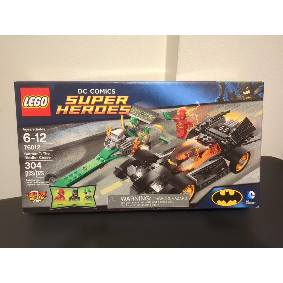 Lego 76012 DC Comics Super Heroes Batman The Riddler Chase Mib Flash Riddler