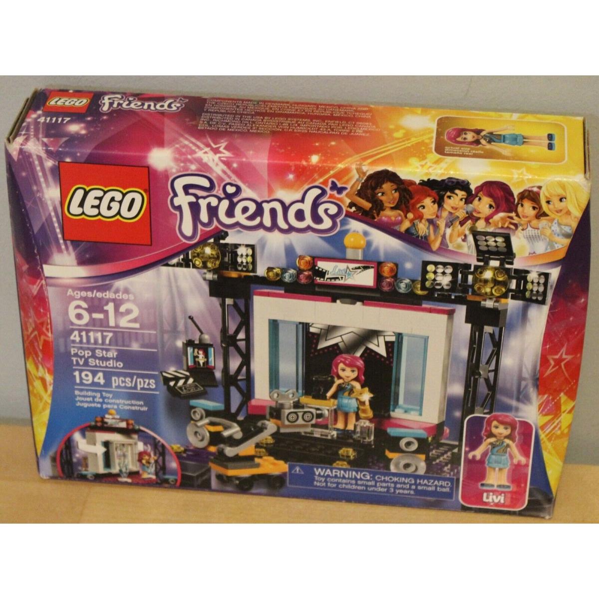 Damaged/new/sealed Lego Friends 41117 Pop Star TV Studio