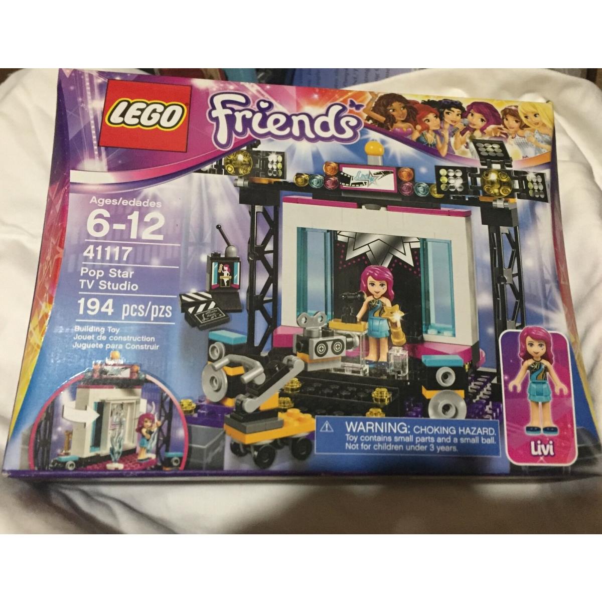 Lego Friends 41117 Pop Star TV Studio Retired Set