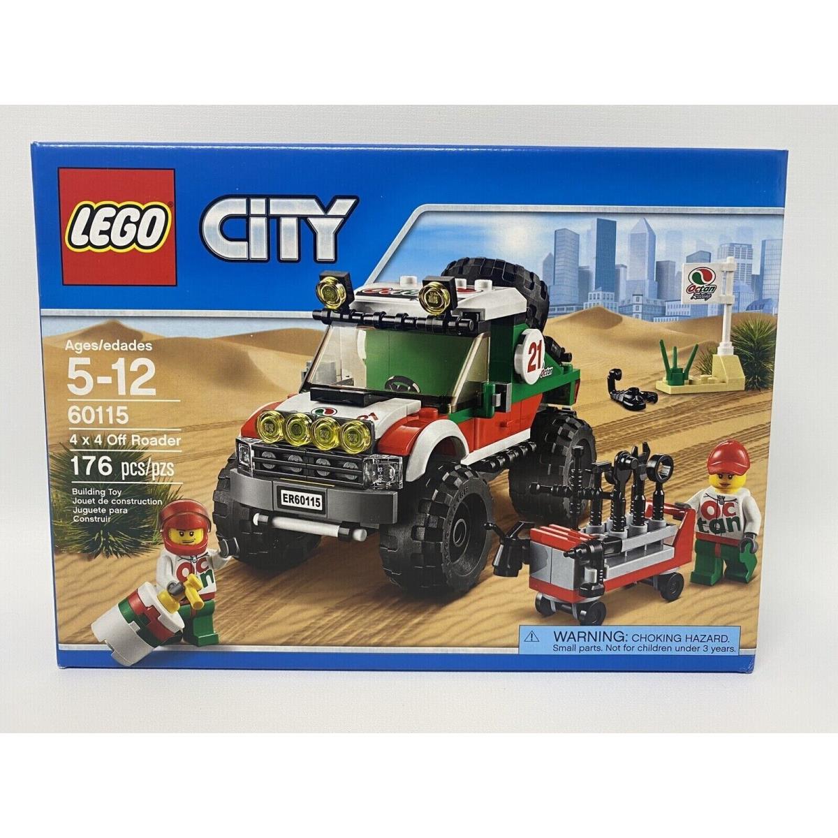 Lego City 4 x 4 Off Roader 60115 Building Kit 176 Pcs Retired Set Car Model Toy