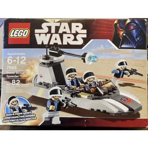 2008 Lego Star Wars Rebel Scout Speeder 7668