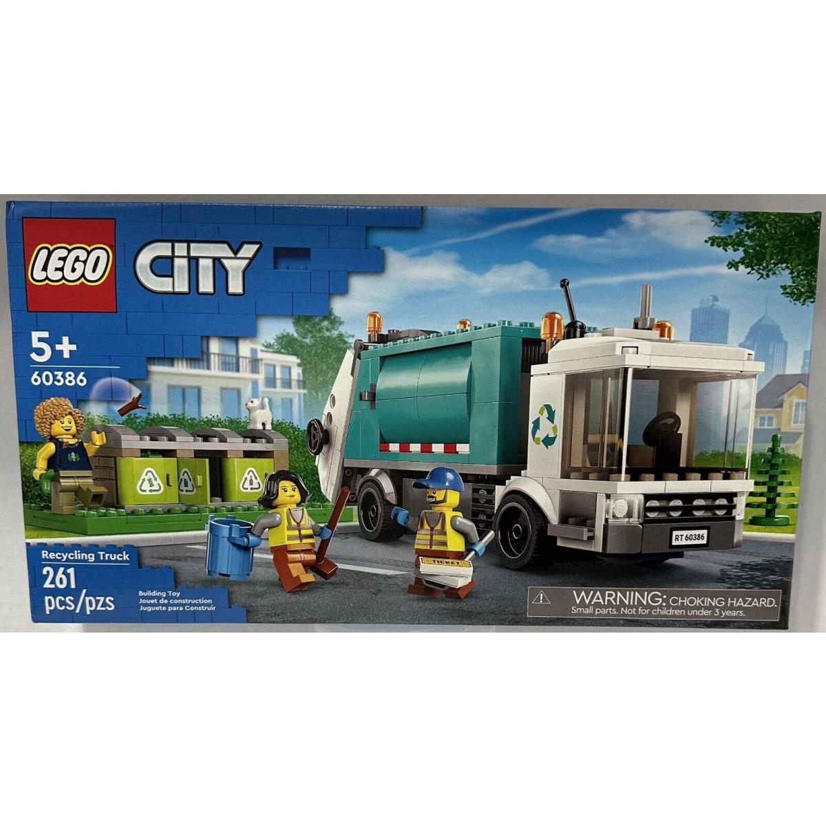 Lego City 60386 Recycling Truck 261pcs 5+