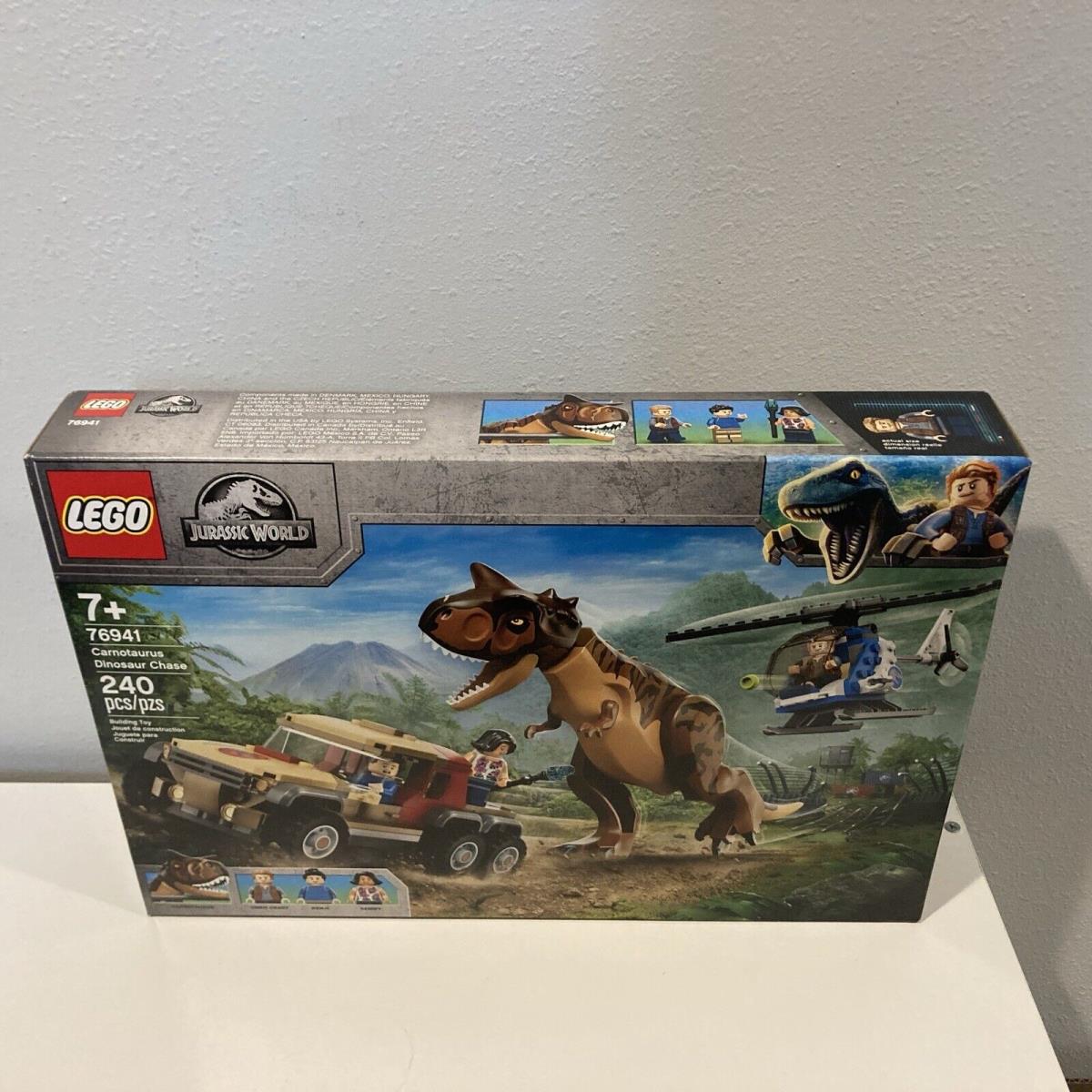 Lego 76941 Jurassic World Carnotaurus Dinosaur Chase 240 Pieces Building Toy Set