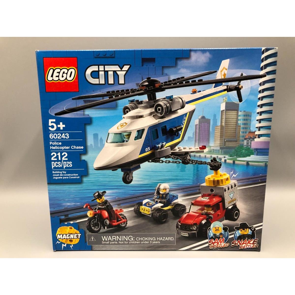 Lego City Police Helicopter Chase 60243