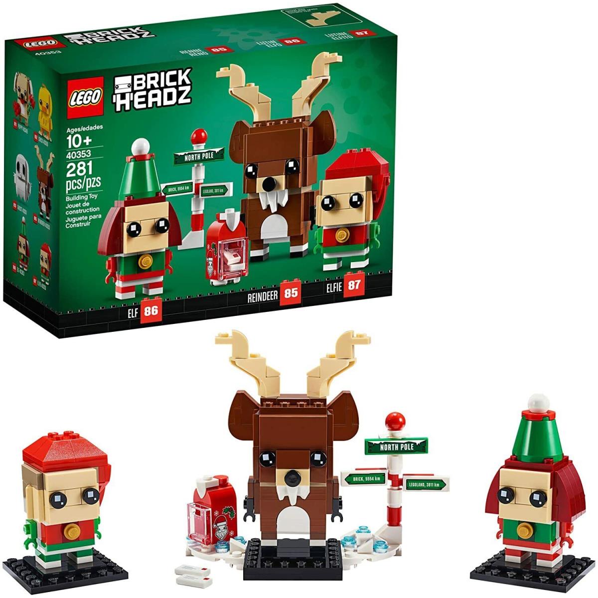 Lego Brickheadz Reindeer Elf and Elfie 40353
