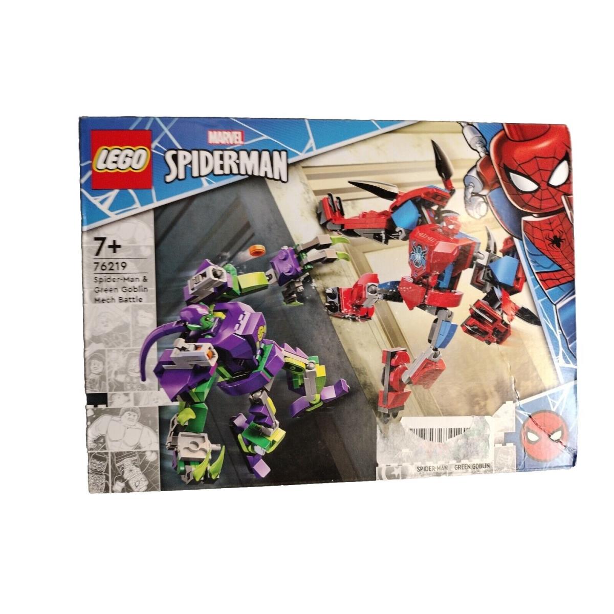 Lego Marvel Super Heroes: Spider-man Green Goblin Mech Battle 76219