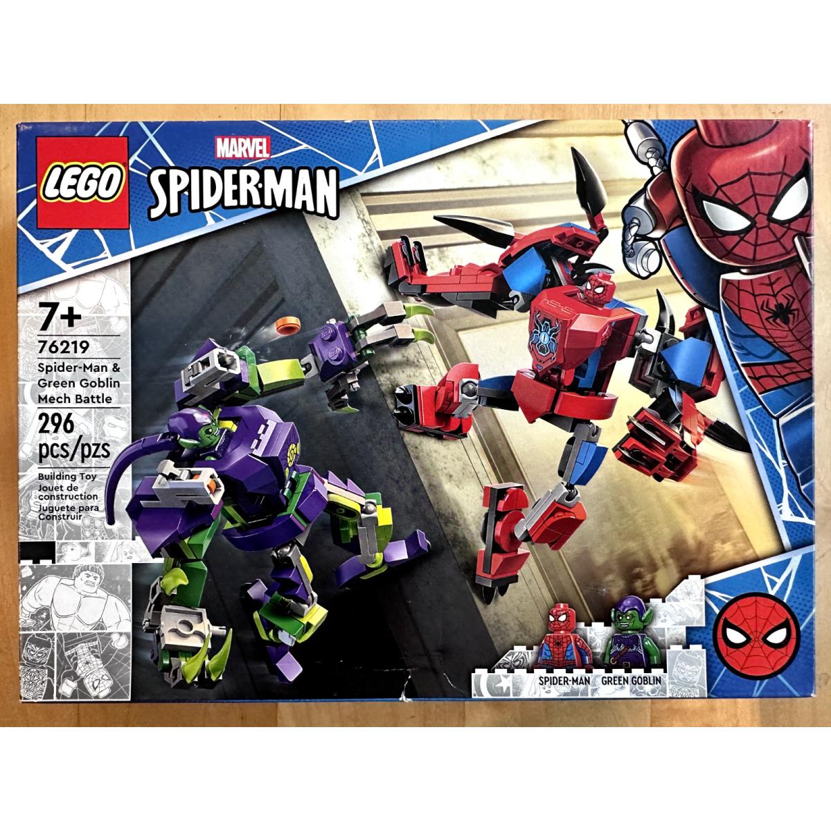 Lego Marvel 76219 Spider-man Green Goblin Mech Battle Nisb