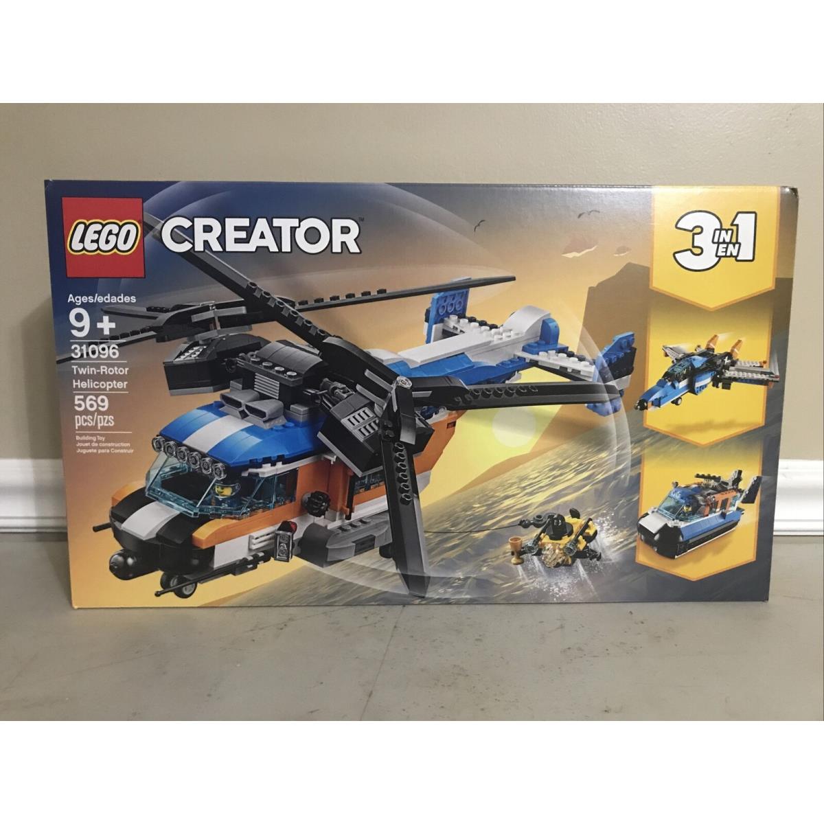 Lego 31096 Creator 3 in 1 Twin-rotor Helicopter