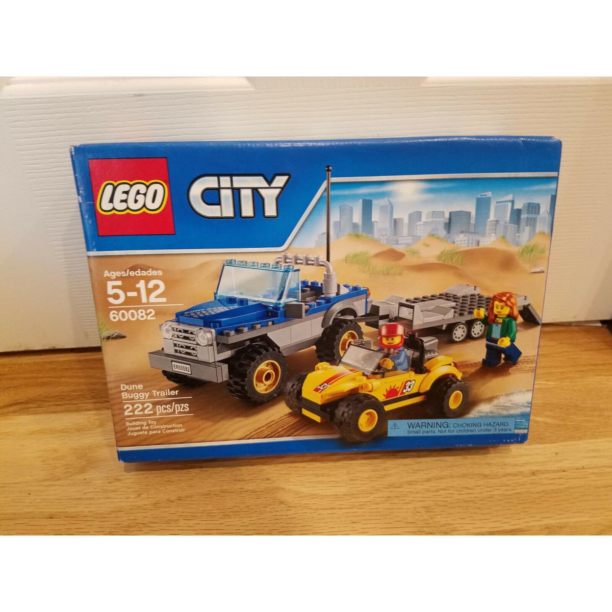 Lego City Jeep Dune Buggy Trailer 60082 Set 222 pc Retired