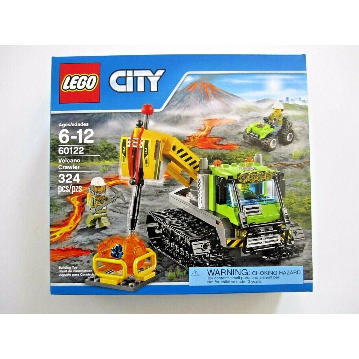60122 Lego City Volcano Crawler 324 Pieces Atv Retired