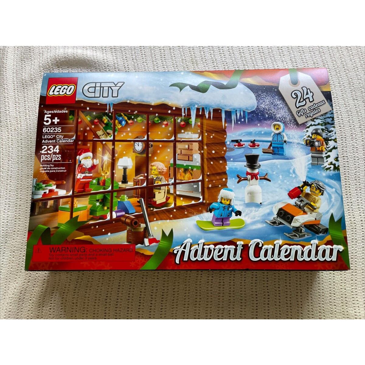 Lego City Advent Calendar 60235 234 Pcs Mini Retired 2019