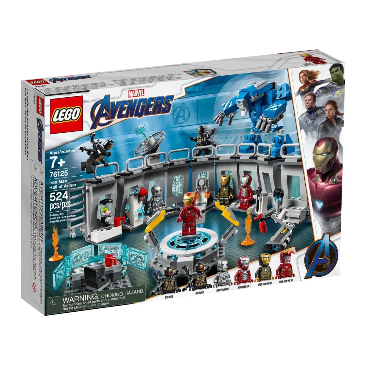 Lego Iron Man Hall of Armor 76125 Super Heroes Minifigure Building Set