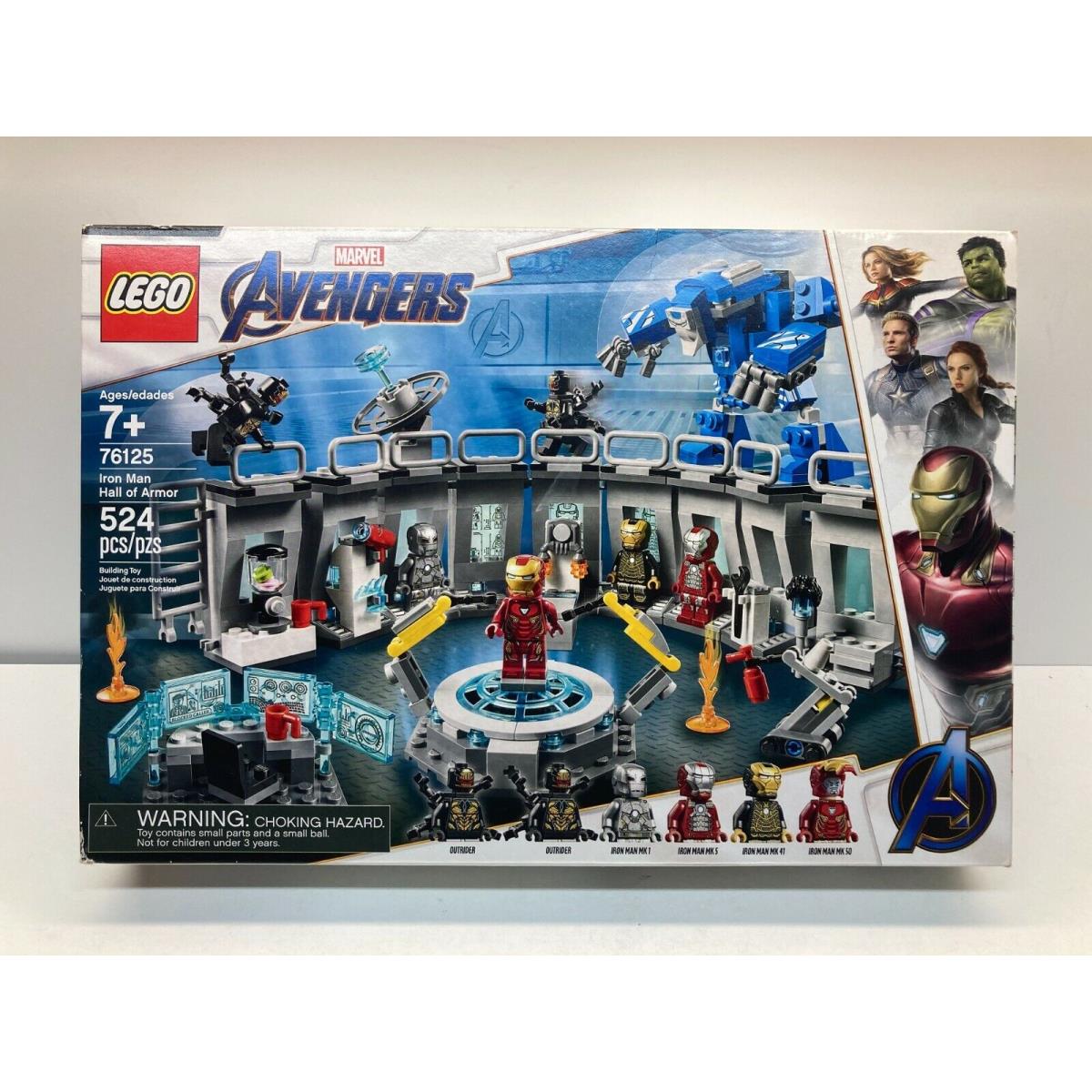 Lego 76125 Marvel Avengers Endgame Avengers Ironman Hall of Armor Set