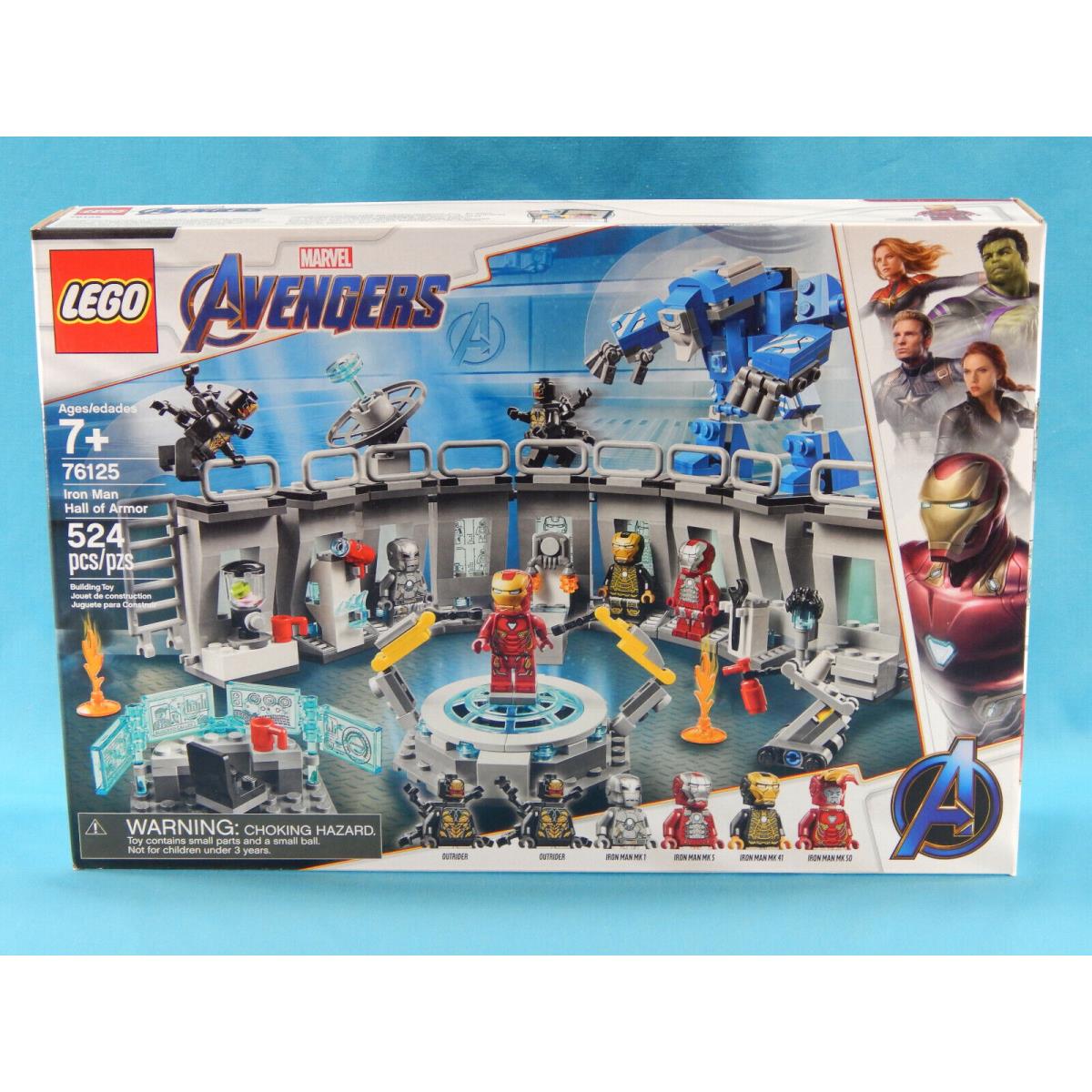 Lego Avengers 76125 Iron Man Hall of Armor 524pcs 2019 Super Heroes