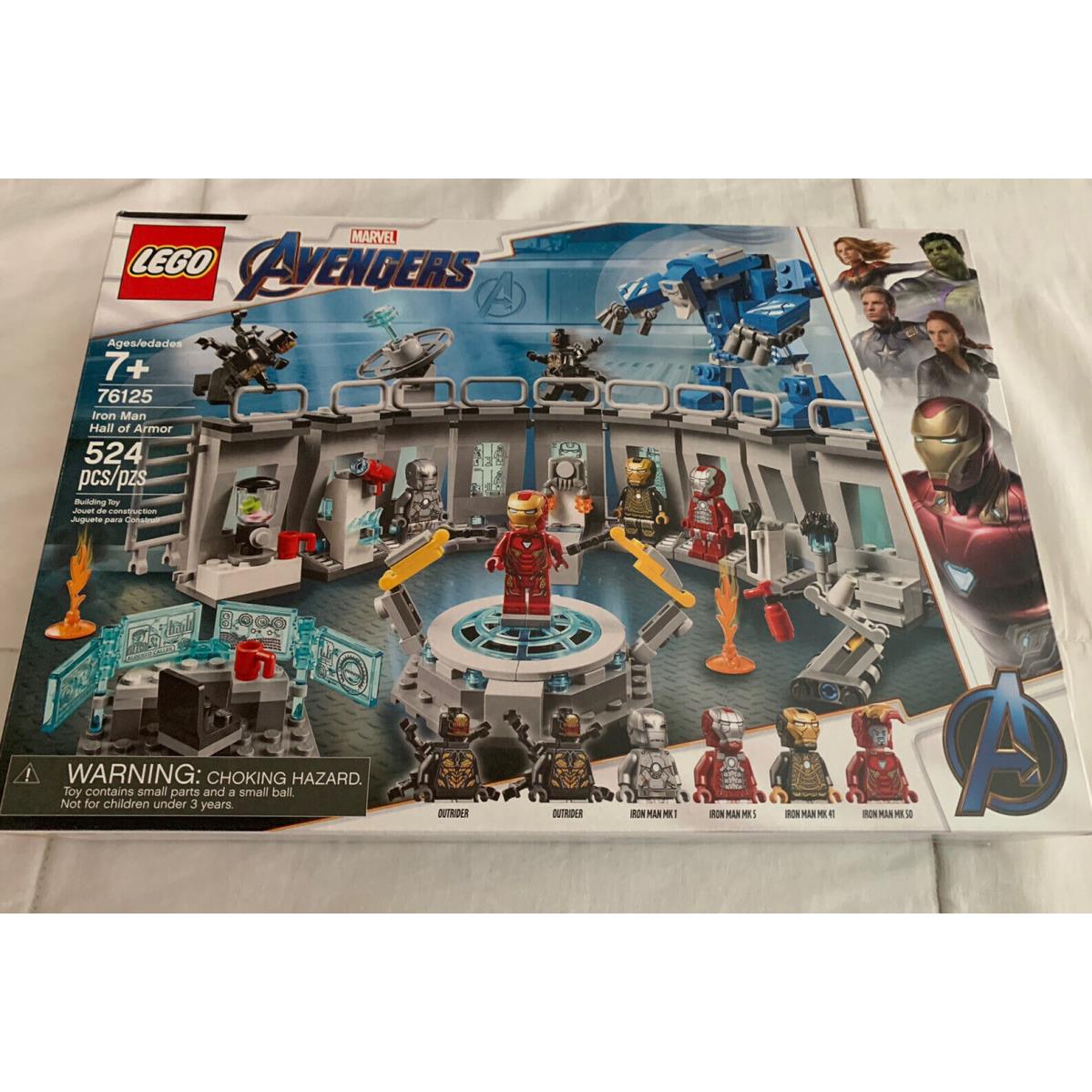 Lego Set 76125 Iron Man Hall of Armor Super Heroes Marvel Avengers Playset