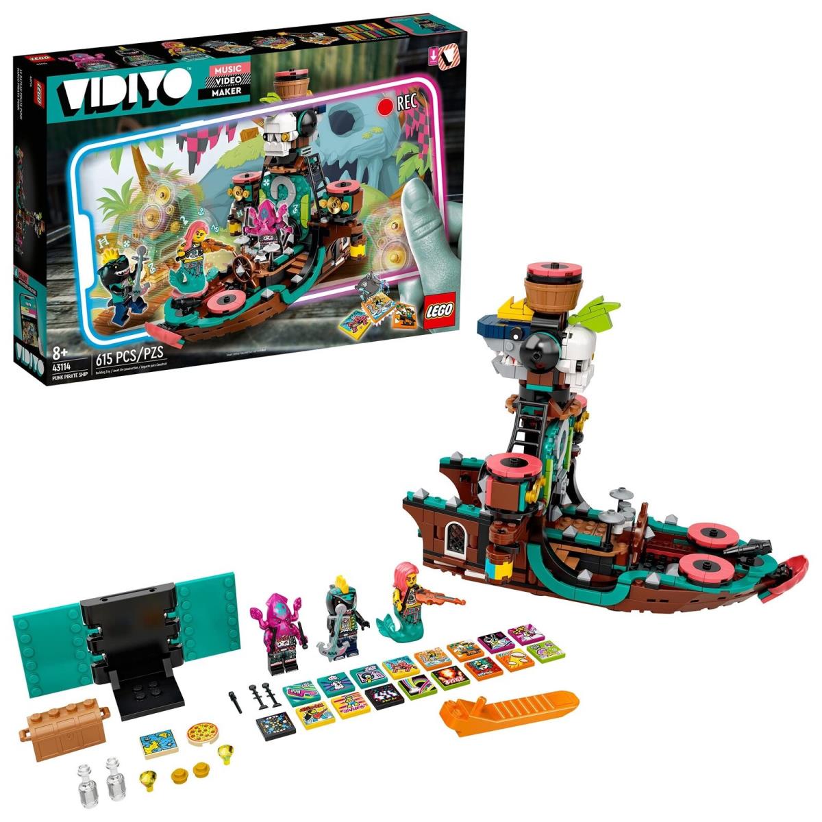 Lego Vidiyo Punk Pirate Ship 43114