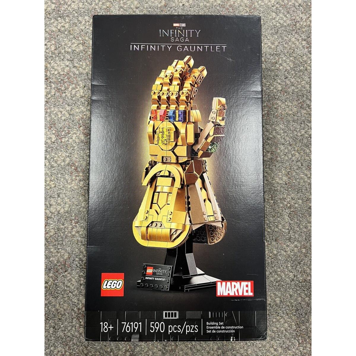 + Lego 76191 Marvel Studios The Infinity Saga Infinity Gauntlet Set