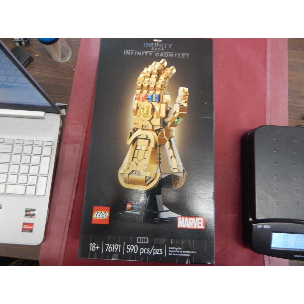 Lego Marvel The Infinity Saga Infinity Gauntlet 76191 590 Pc Set 6332680